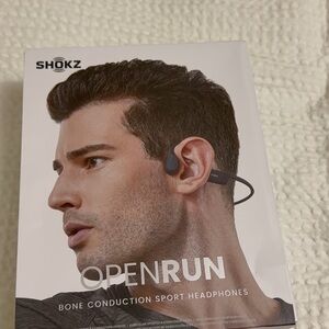 Shokz OpenRun Bone Conduction Sport Headphones - Black
